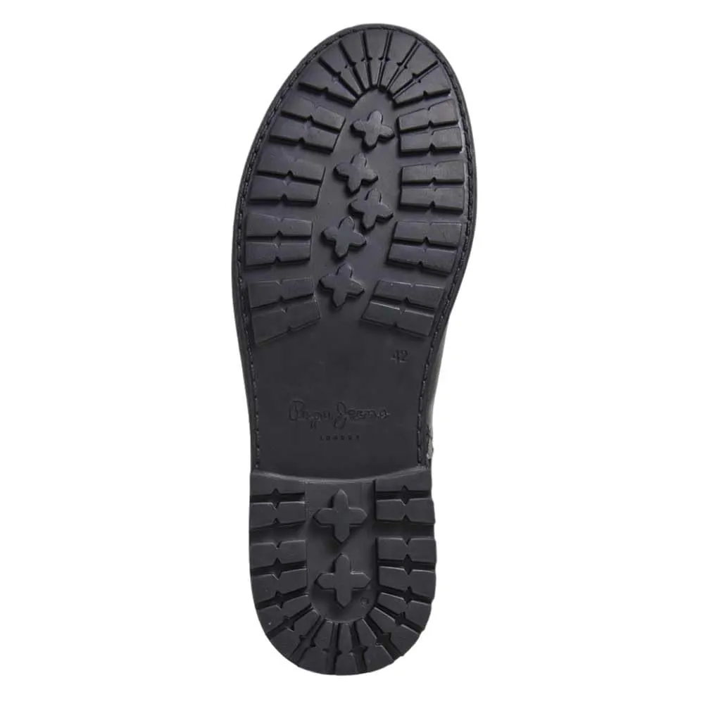 Pepe Jeans Fred Land Stivaletti Uomo Pelle Nera Cerniera