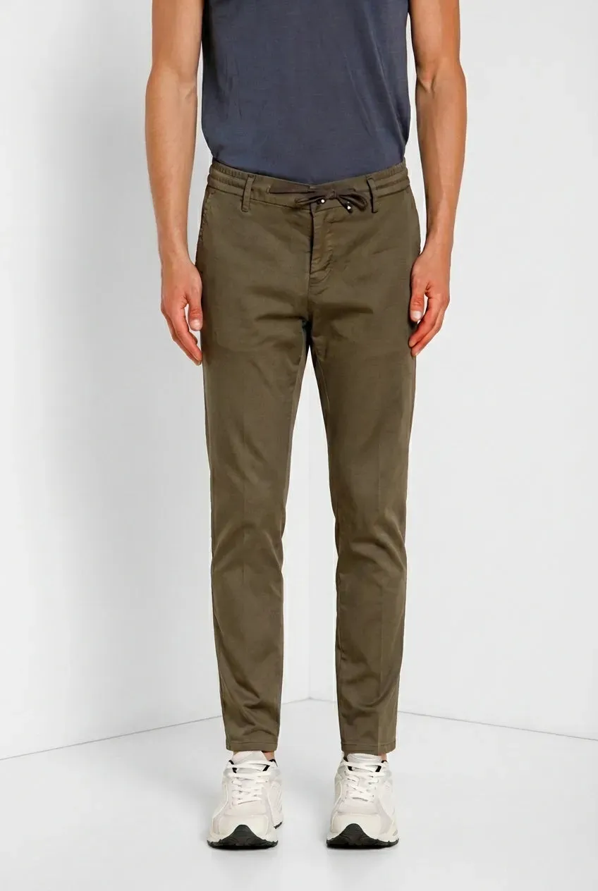 Mason's Milano Jogger Travel chino uomo verde scuro