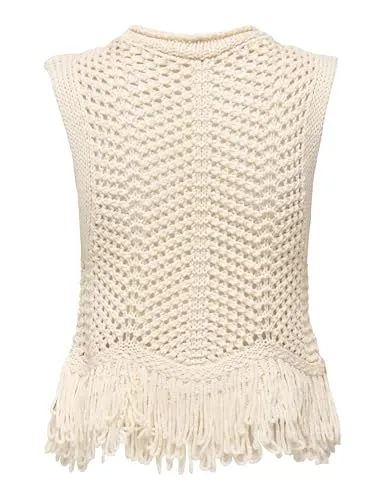 ONLY Onlkimmie top frange betulla XS