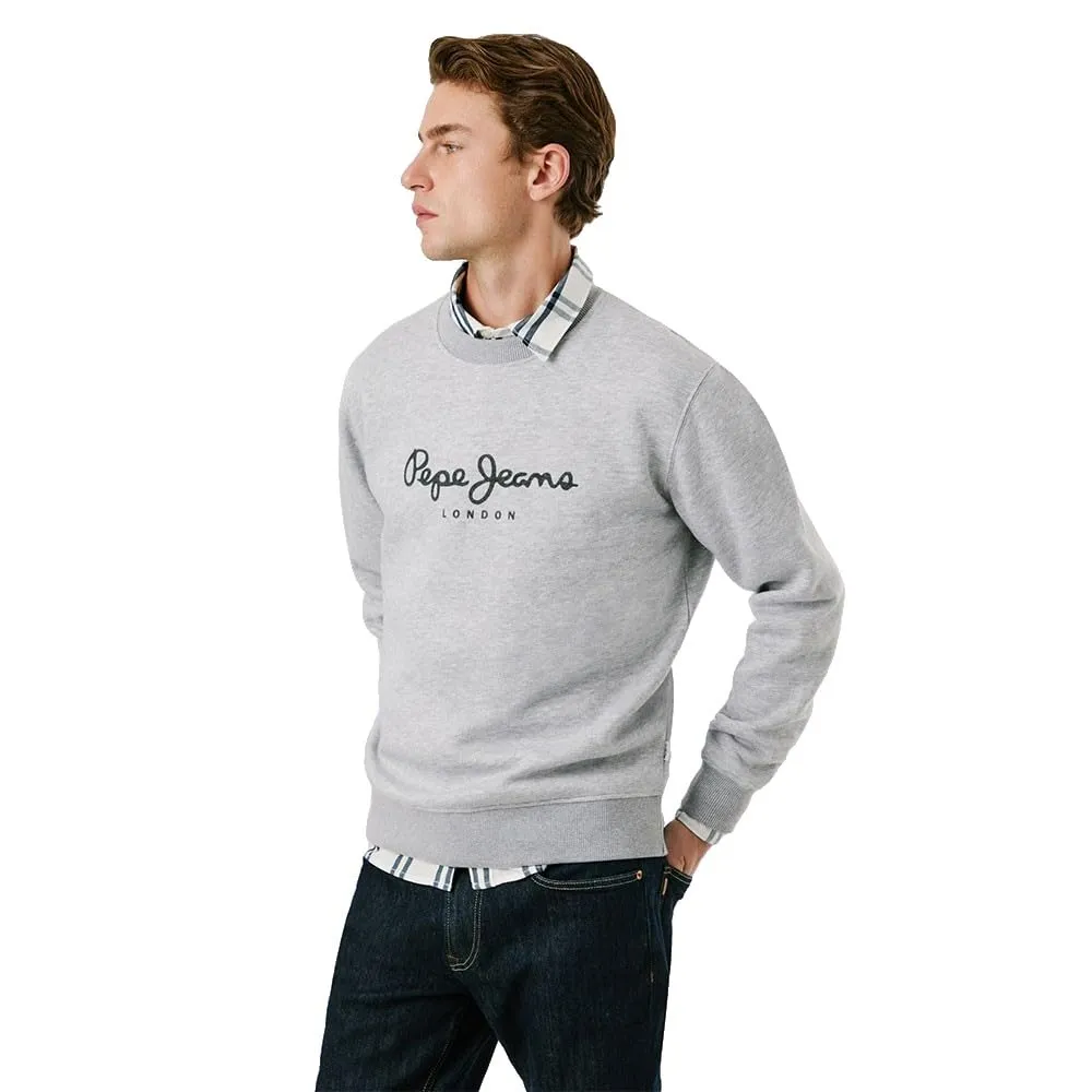 Pepe Jeans Macbeth Melange Crew Felpa Uomo L Grigia