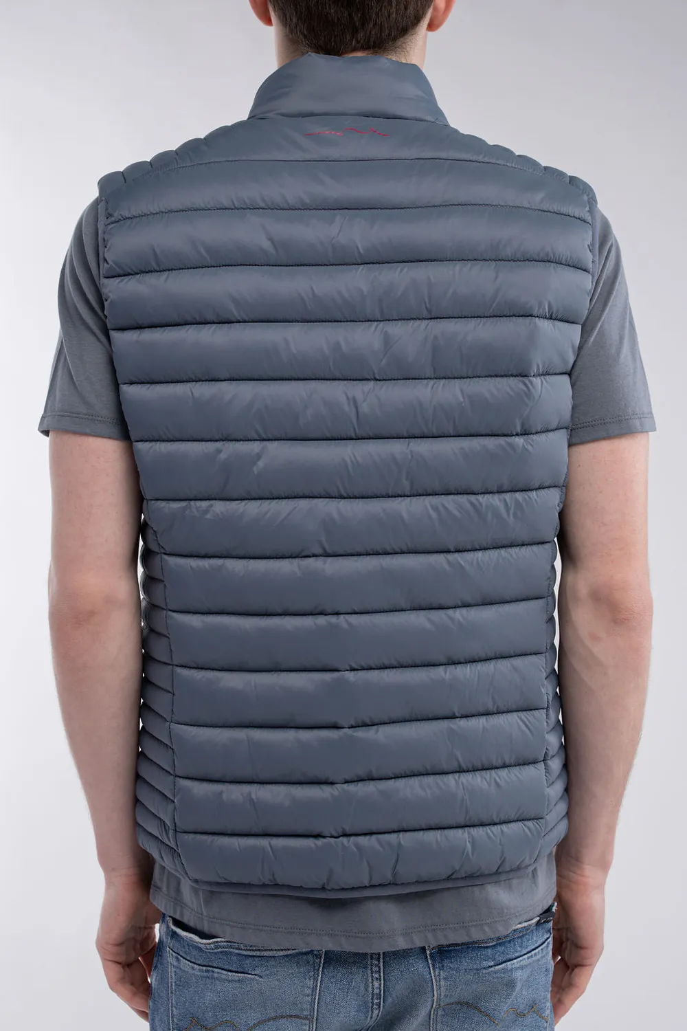 Teddy Smith B-Terry Strom Grey gilet smanicato grigio uomo