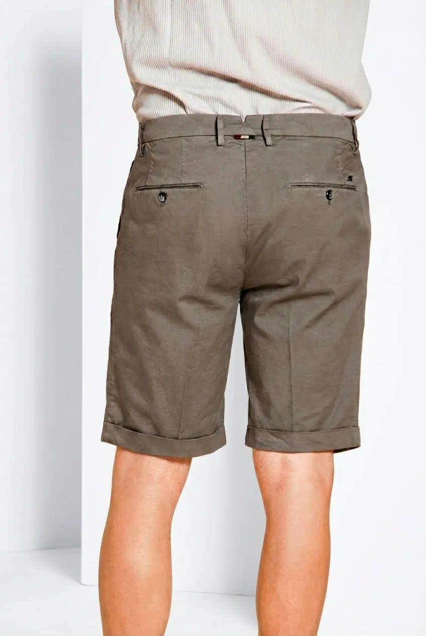 Mason's New York 2 Pinces bermuda uomo grigio scuro