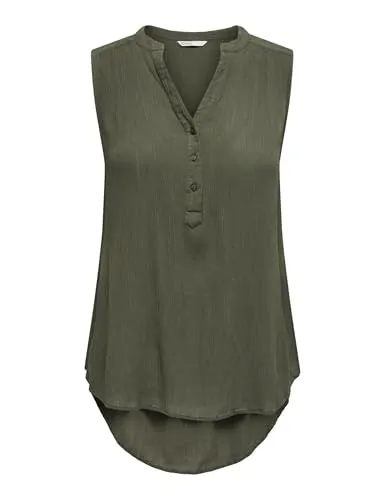 Only Onljette Life top donna smanicato