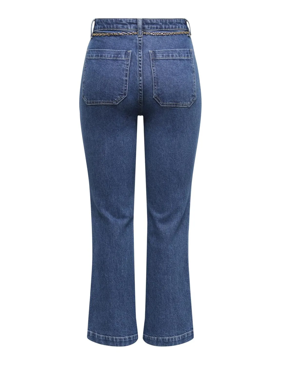 ONLY Onlemily HW Crop Flare Belt DNM Mae jeans 30W/32L