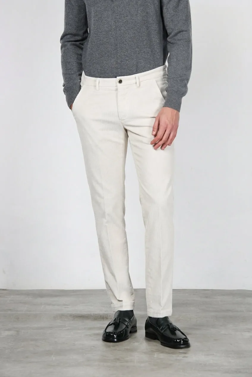 Mason's Milano pantalone chino velluto stucco extra slim