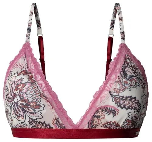 Pepe Jeans Paisley Bra B reggiseno triangolo S rosa pizzo