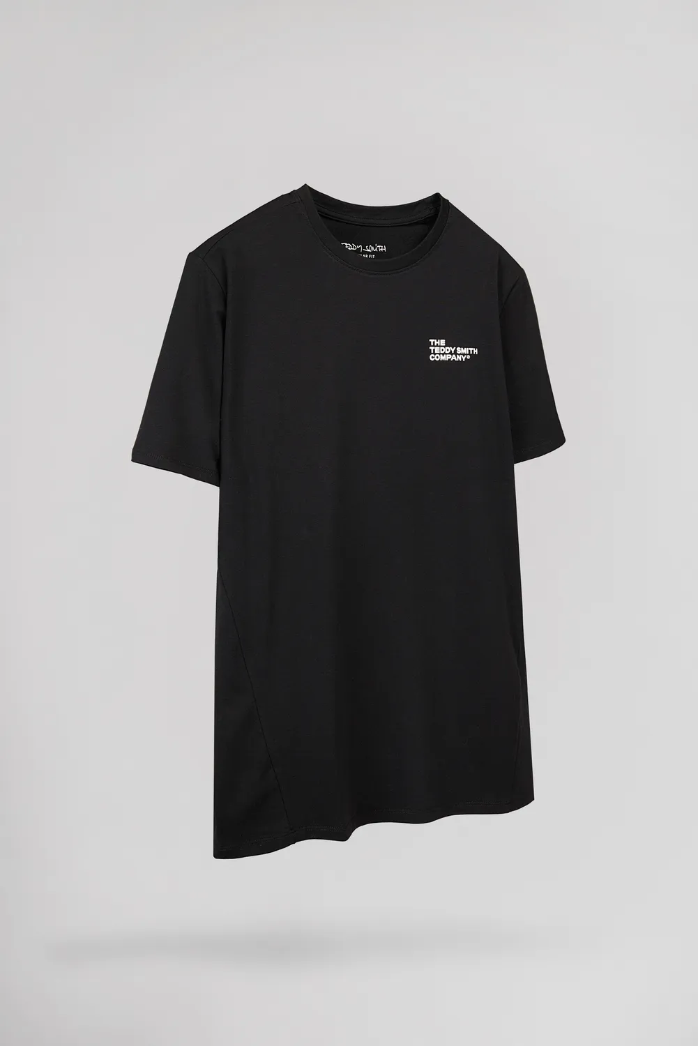 Teddy Smith T-Company MC T-Shirt Uomo Nero Stretch Regular