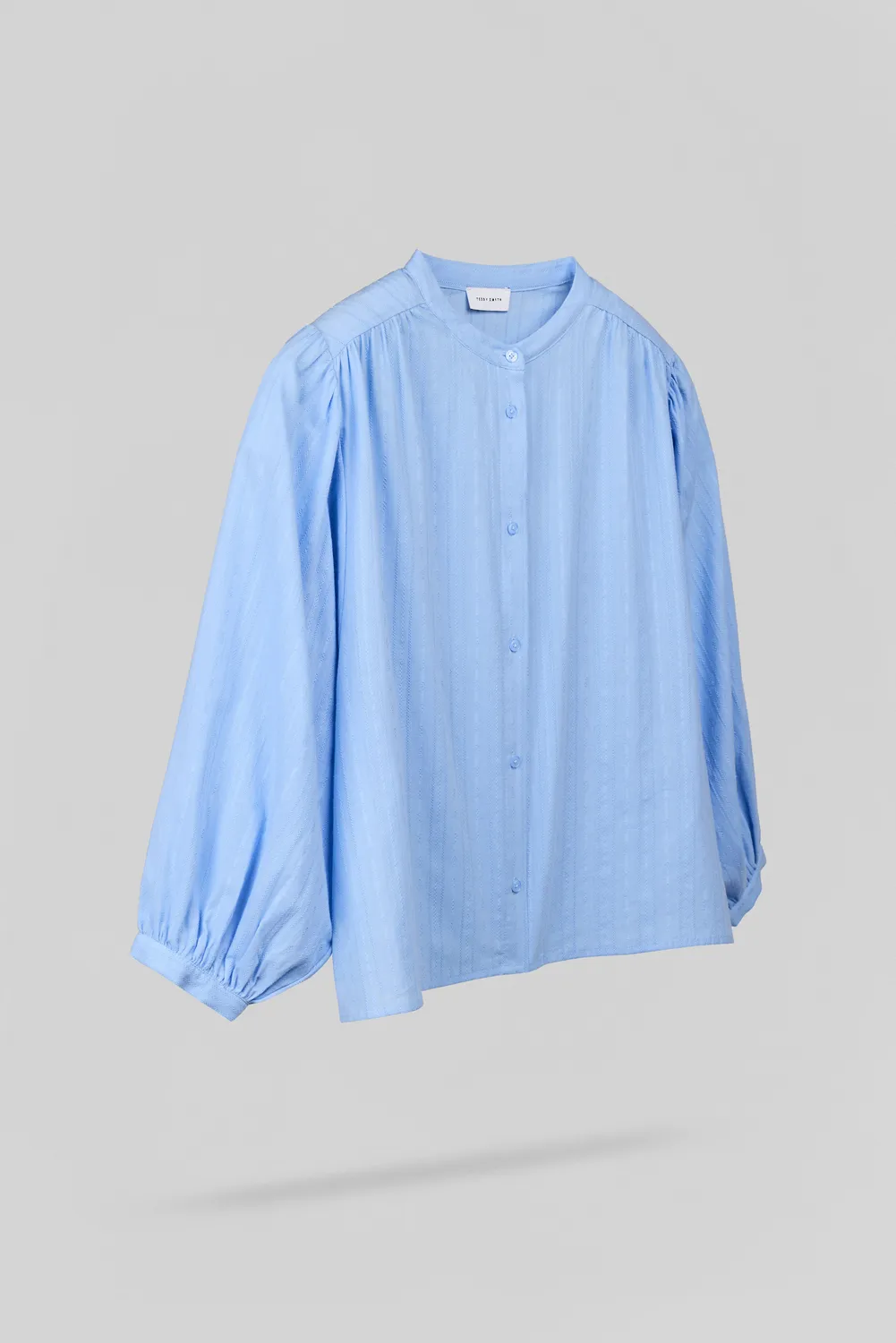 Teddy Smith C-Apoline camicia celeste oversize