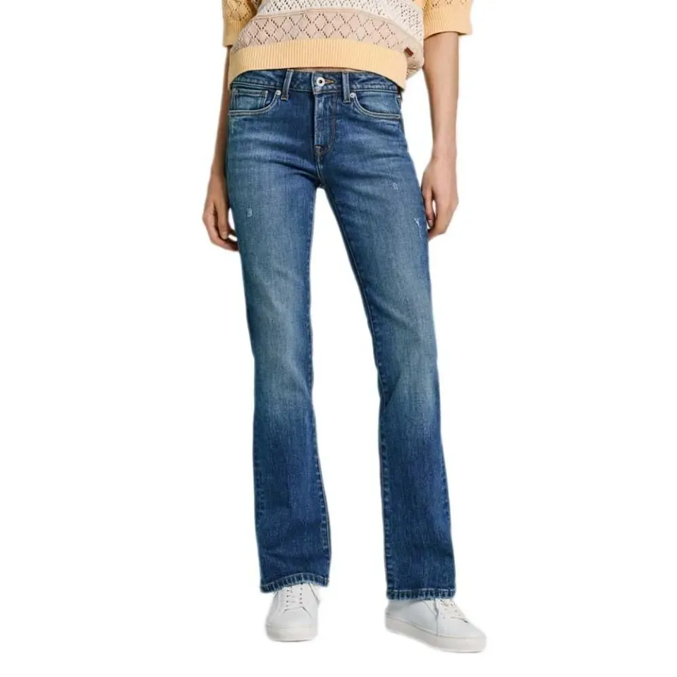 Pepe Jeans Jeans donna skinny vita bassa 30W/32L scuro usato