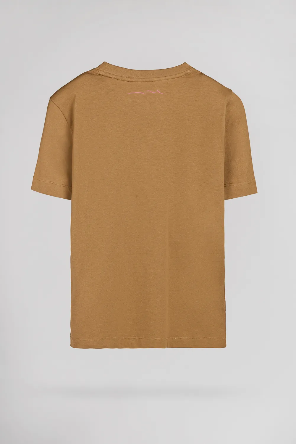 Teddy Smith T-Jim MC t-shirt bimbo nocciola girocollo cotone