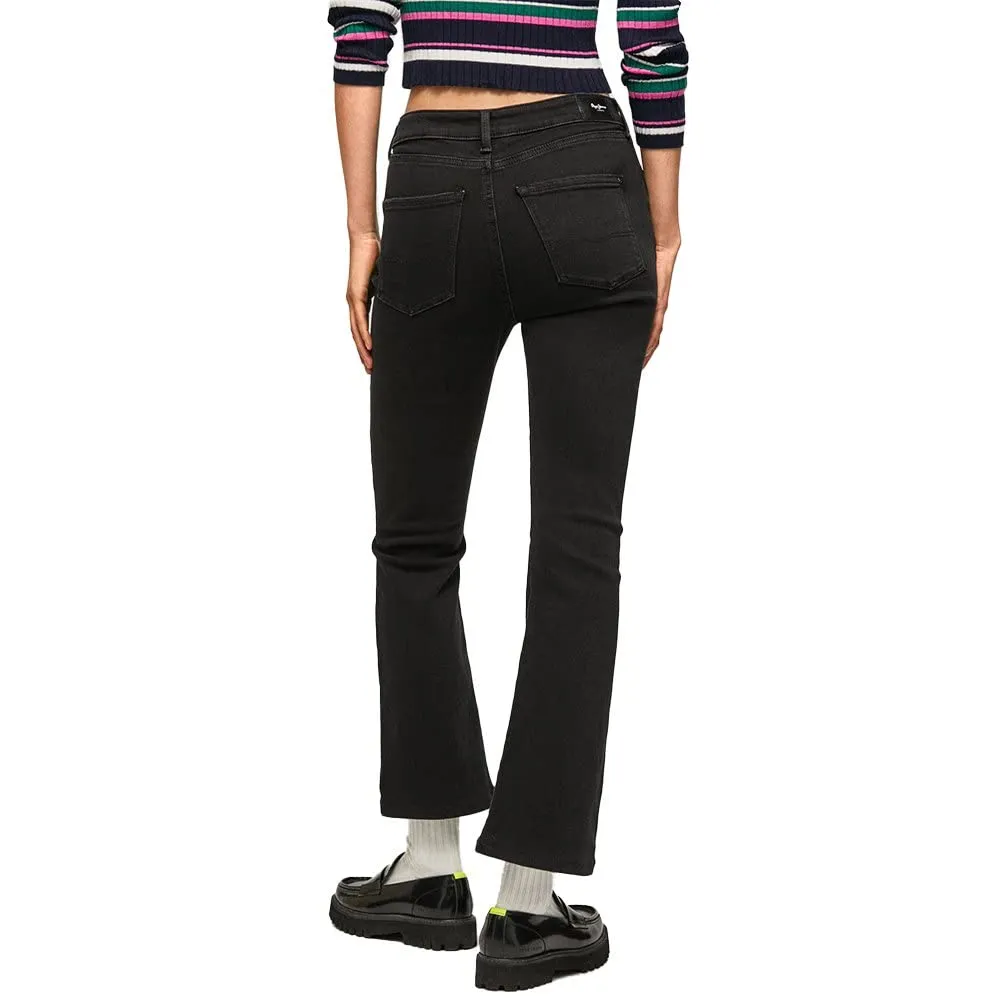 Pepe Jeans Dion Flare jeans donna vita alta powerflex blu