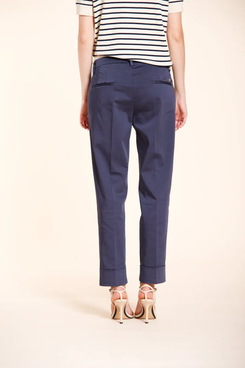 Mason's New York Carrot chino donna blu navy