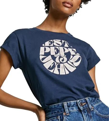 Pepe Jeans Elvia T-Shirt Donna Manica Corta