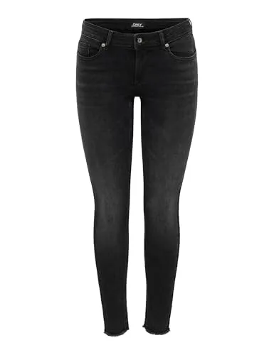 ONLY Onlpower Jeans Donna XL34 Skinny Vita Bassa