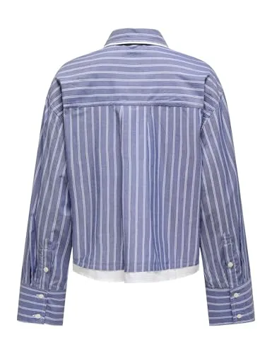 Only Onlblanca Life camicia donna manica lunga M