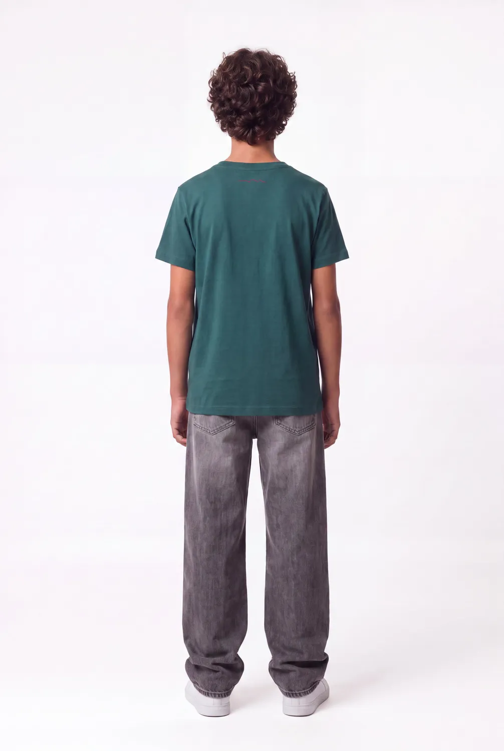 Teddy Smith T-Company t-shirt bambino verde elasticizzata slim