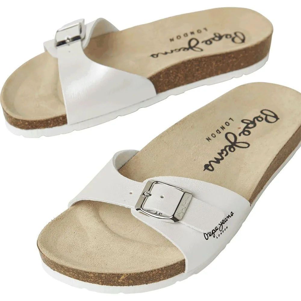 Pepe Jeans Oban Nacarado sandali donna bianco 36