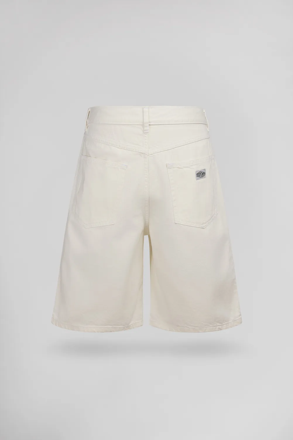 Teddy Smith S-Axel SH shorts denim ecru cotone