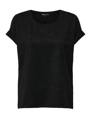 ONLY Onlmoster Glitter S/S Top Jrs top donna M lurex