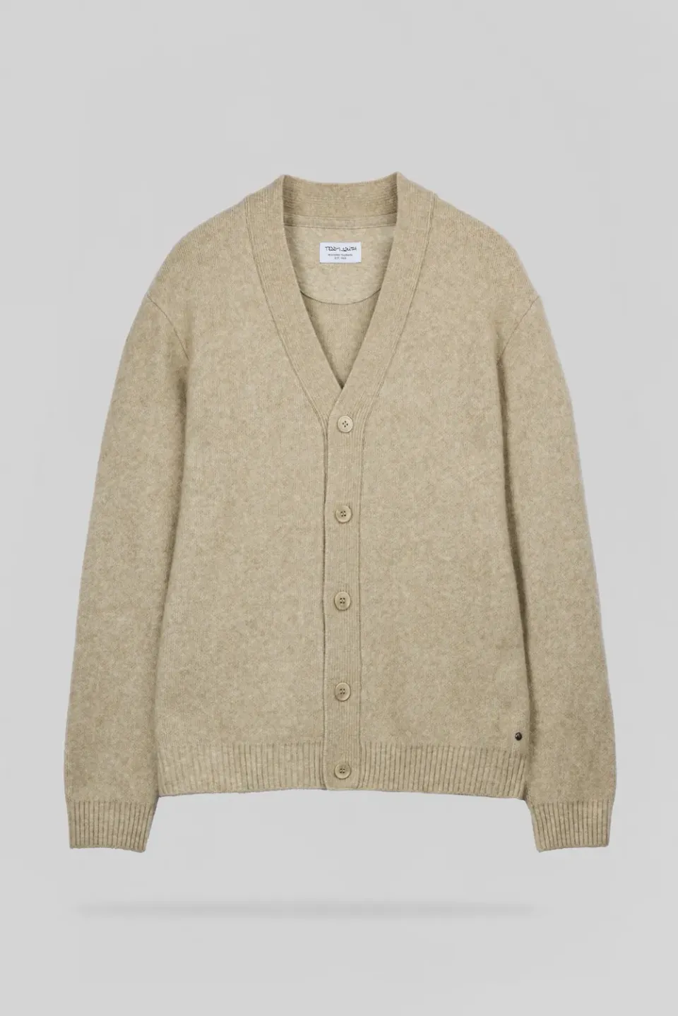 Teddy Smith G-Cruz Beige Chine gilet uomo bottoni