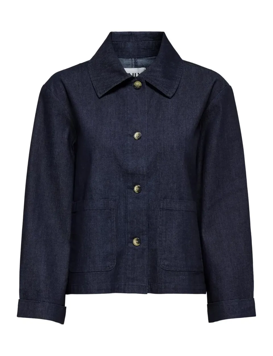 ONLY Onlashby LS Shirt giacca denim XS stile camicia