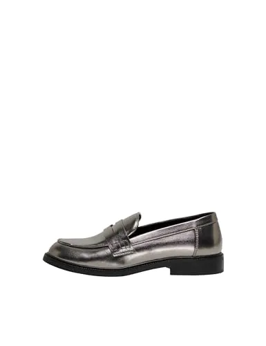 ONLY Onllux-1 PU Loafer mocassino donna nero elegante