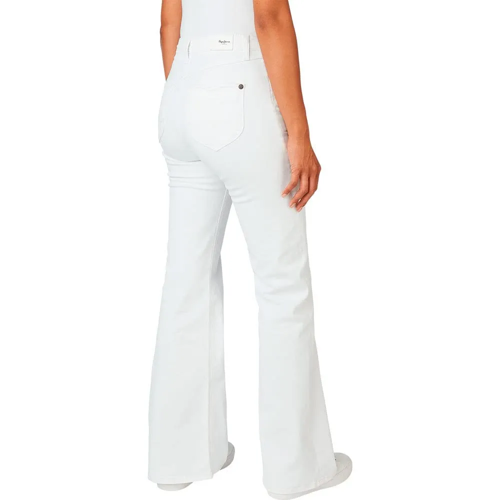 Pepe Jeans Willa Jeans Donna Denim Elasticizzato Blu