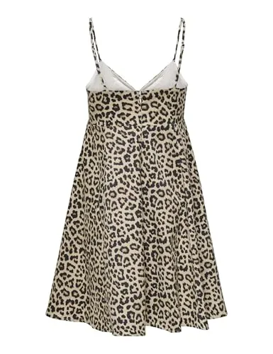 ONLY Onllowa Strap Dress vestito Pumice Stone spalline