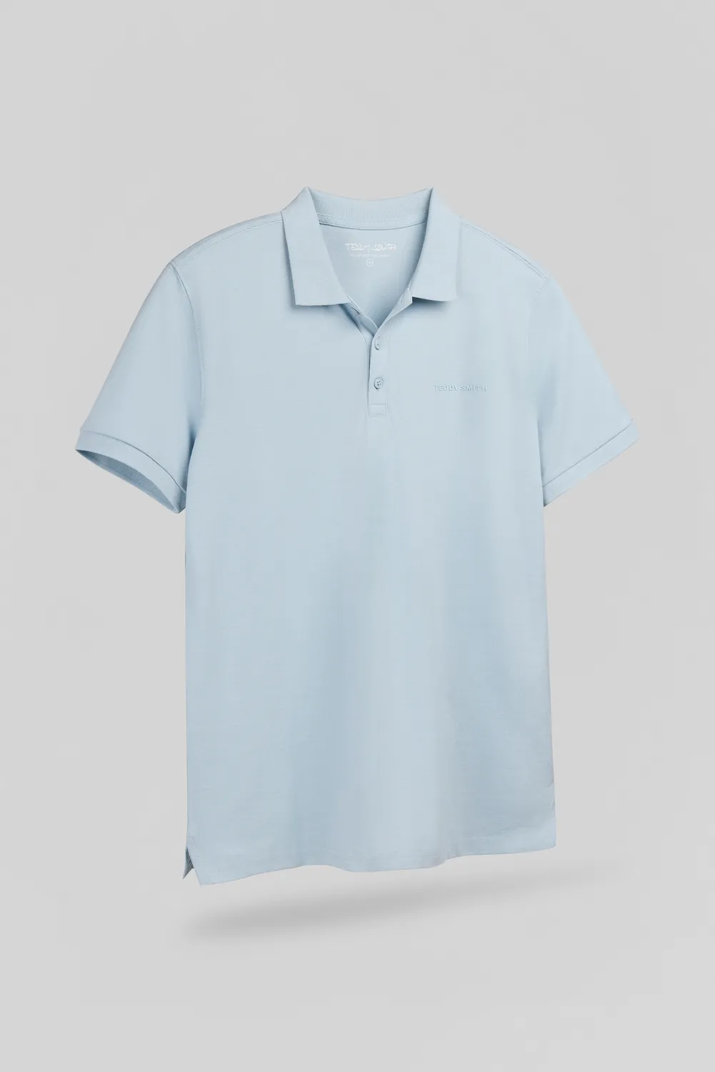 Teddy Smith P-Alban MC Polo Uomo Blu Pastel