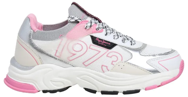 Pepe Jeans Mave Knit G sneakers bambina 33 neon