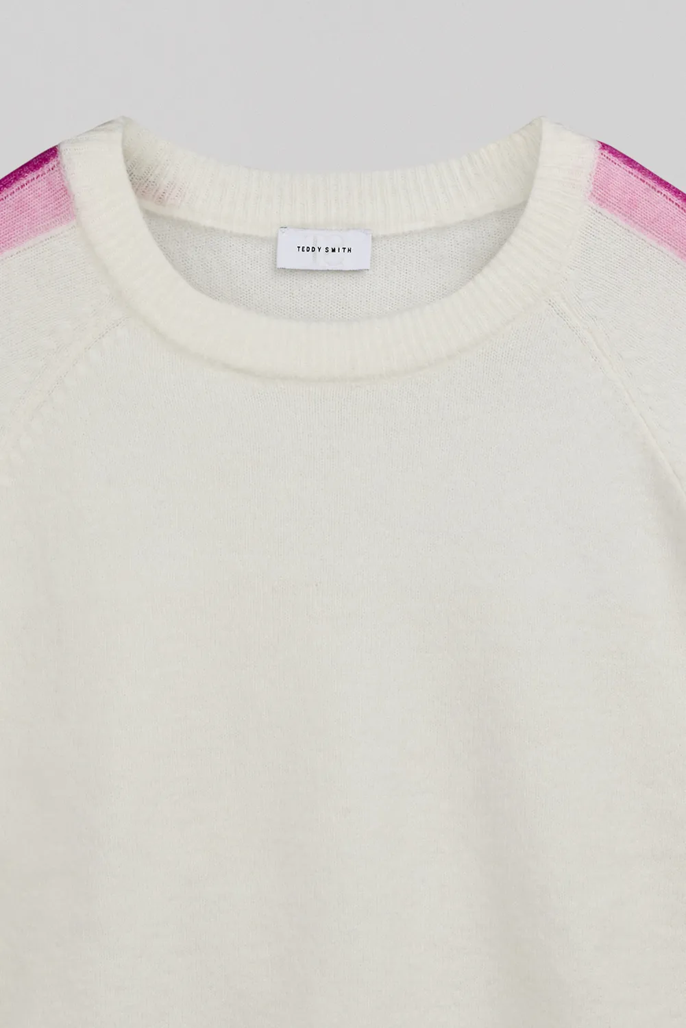 Teddy Smith P-Nana Middle White pull bianco donna