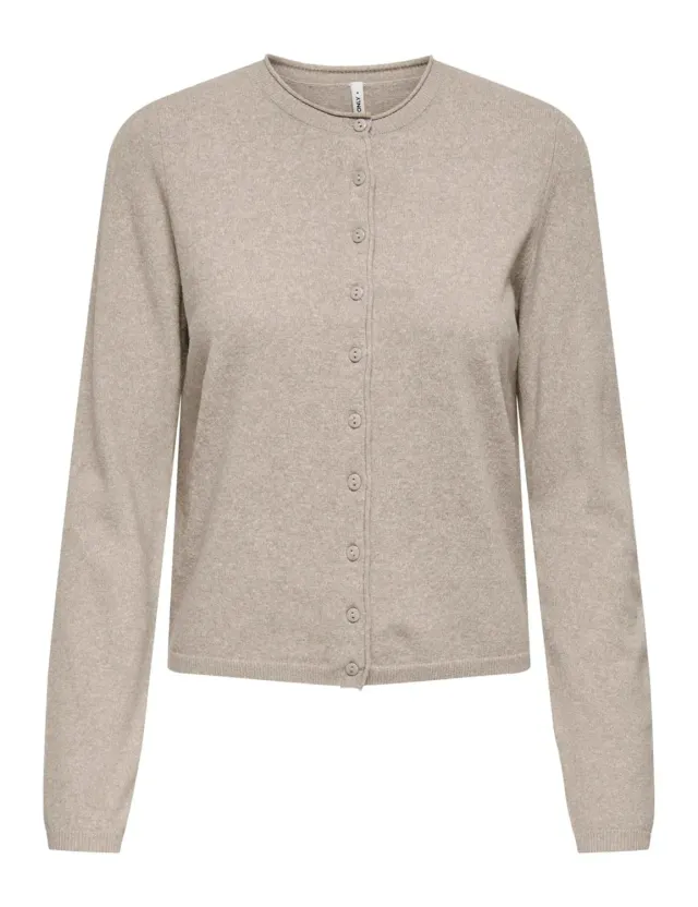 ONLY Onlloyal Cardigan Donna S Beige Bottoni
