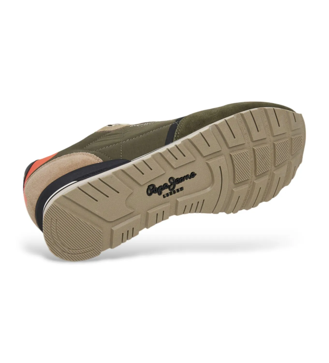 Pepe Jeans Brit Cover Sneaker pelle verde uomo running retro