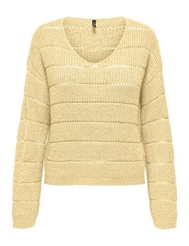 ONLY Onlpamela LS V-Neck Pullover pullover L scollo V