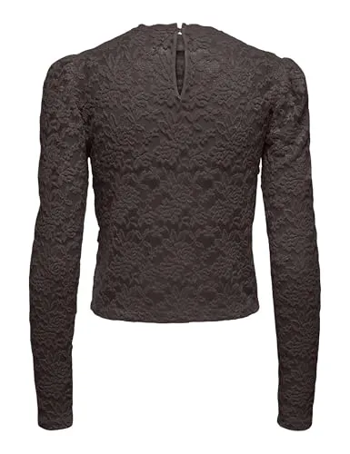 ONLY Onllamir top pizzo donna manica lunga