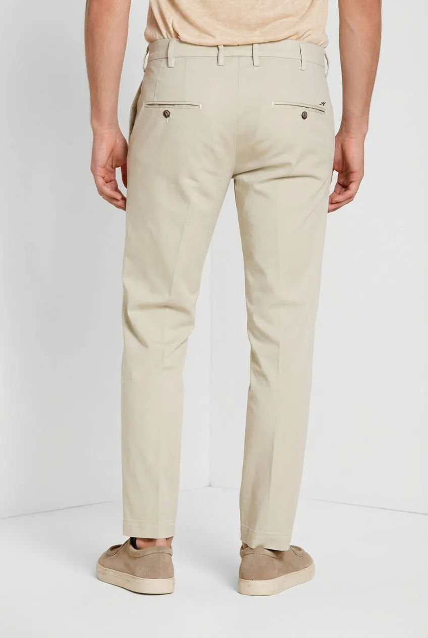 Mason's New York chino uomo gabardina stucco regular
