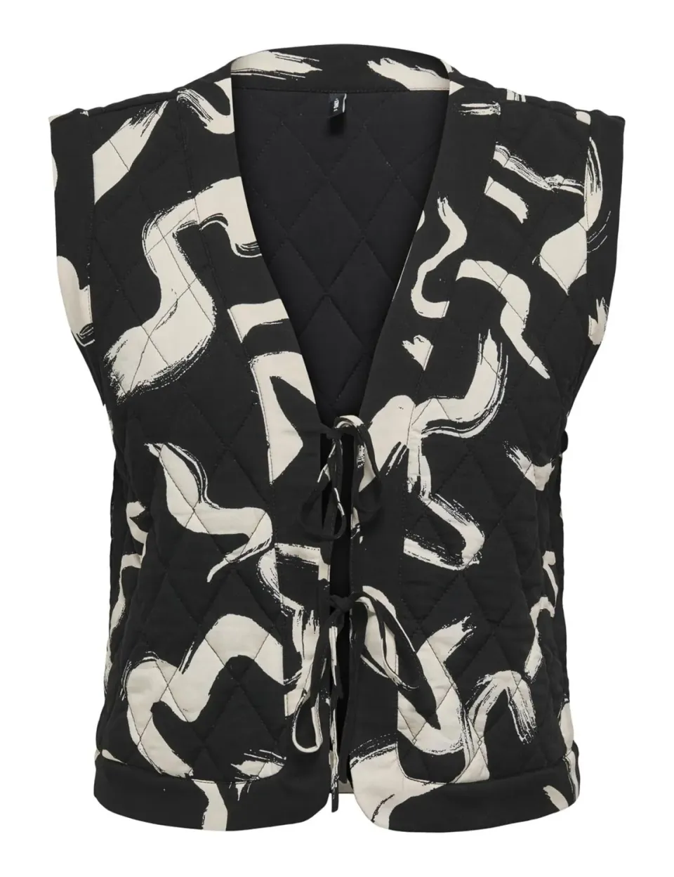 ONLY Onlnovella Quilt gilet donna M nero trapuntato