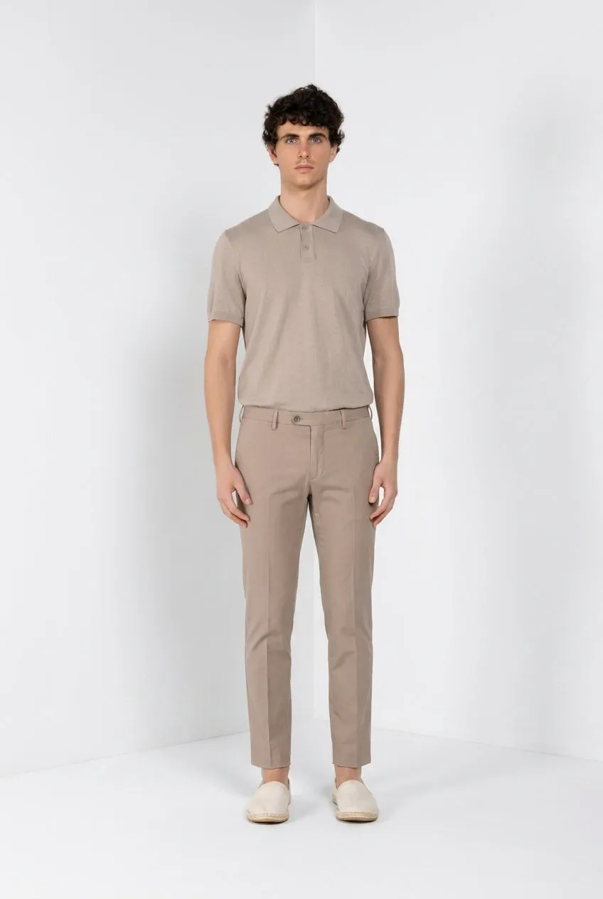 Mason's New York chino uomo beige twill lana regular