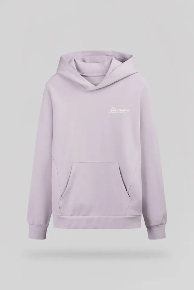 Teddy Smith Company felpa cappuccio bambino lavanda