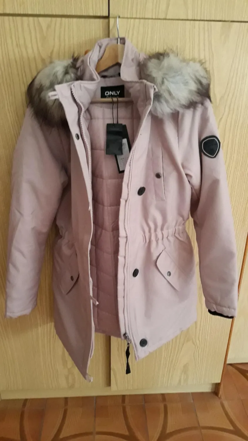 ONLY Onliris Parka giubbotto donna cappuccio pelliccia