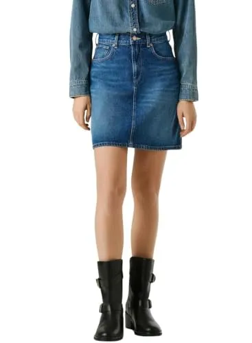 Pepe Jeans Lilly Minigonna Denim M Vita Alta