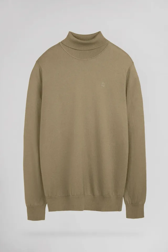 Teddy Smith P-MARCELLUS Maglia Dolcevita Uomo Wolf Beige