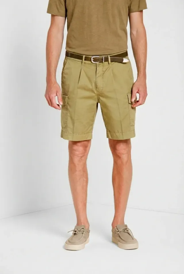 Mason's Cargo Bermuda Uomo Relaxed Verde Acido Cotone