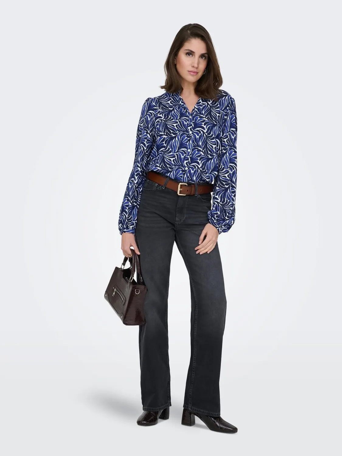 ONLY Onlraya camicia donna egret in cotone