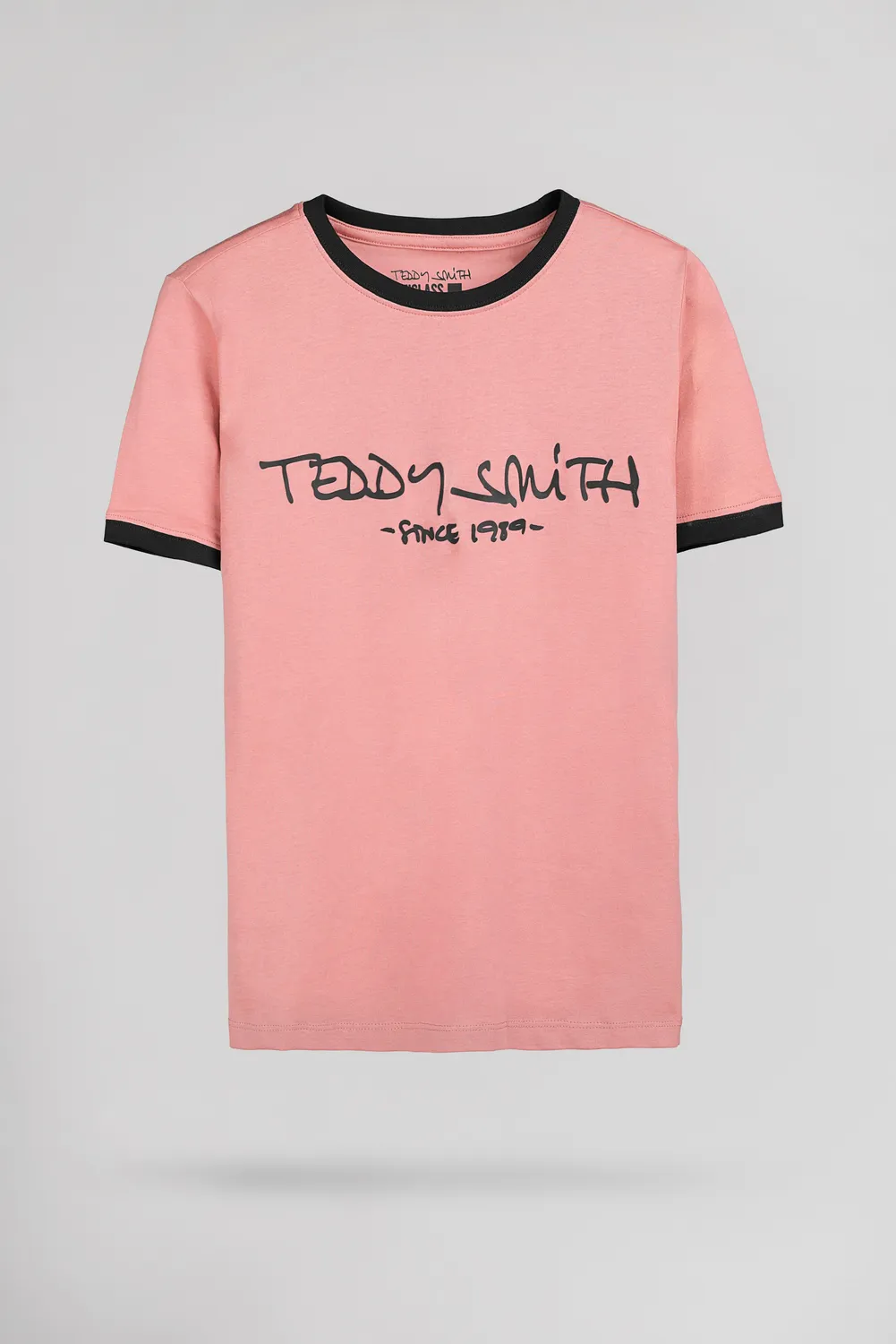 Teddy Smith Ticlass t-shirt rosa roseria uomo