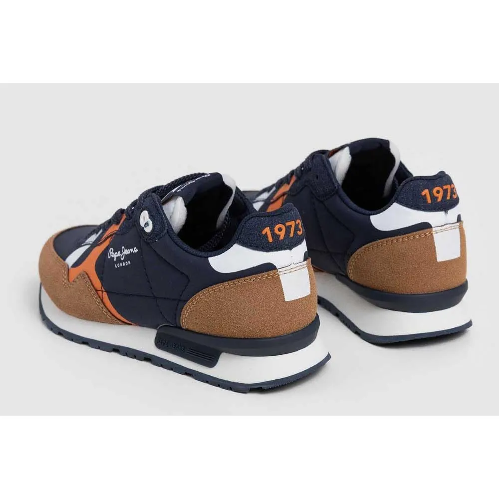 Pepe Jeans Brit Rump B sneakers bambino verde suola gomma