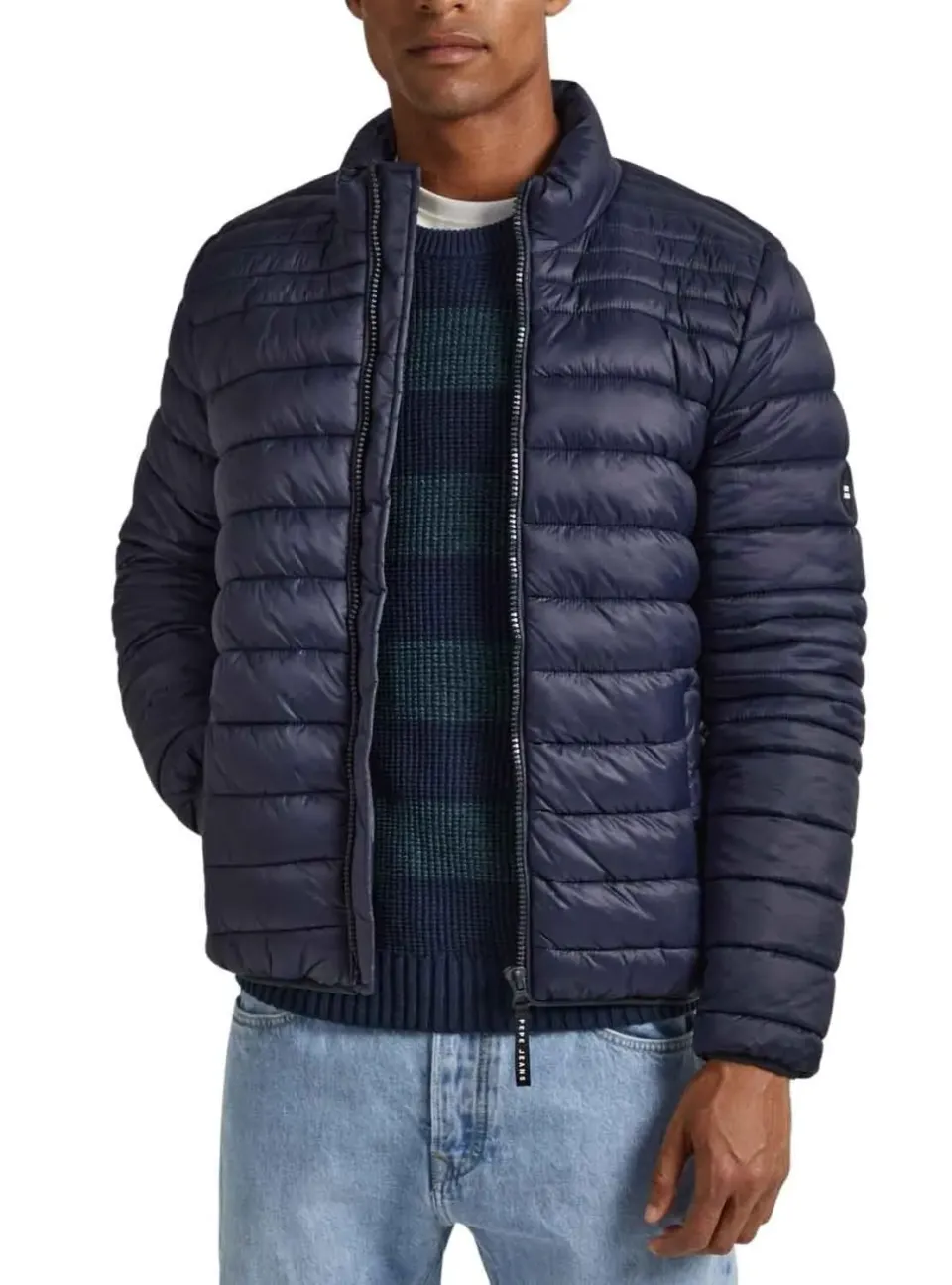 Pepe Jeans Balle piumino uomo L blu nylon riciclato