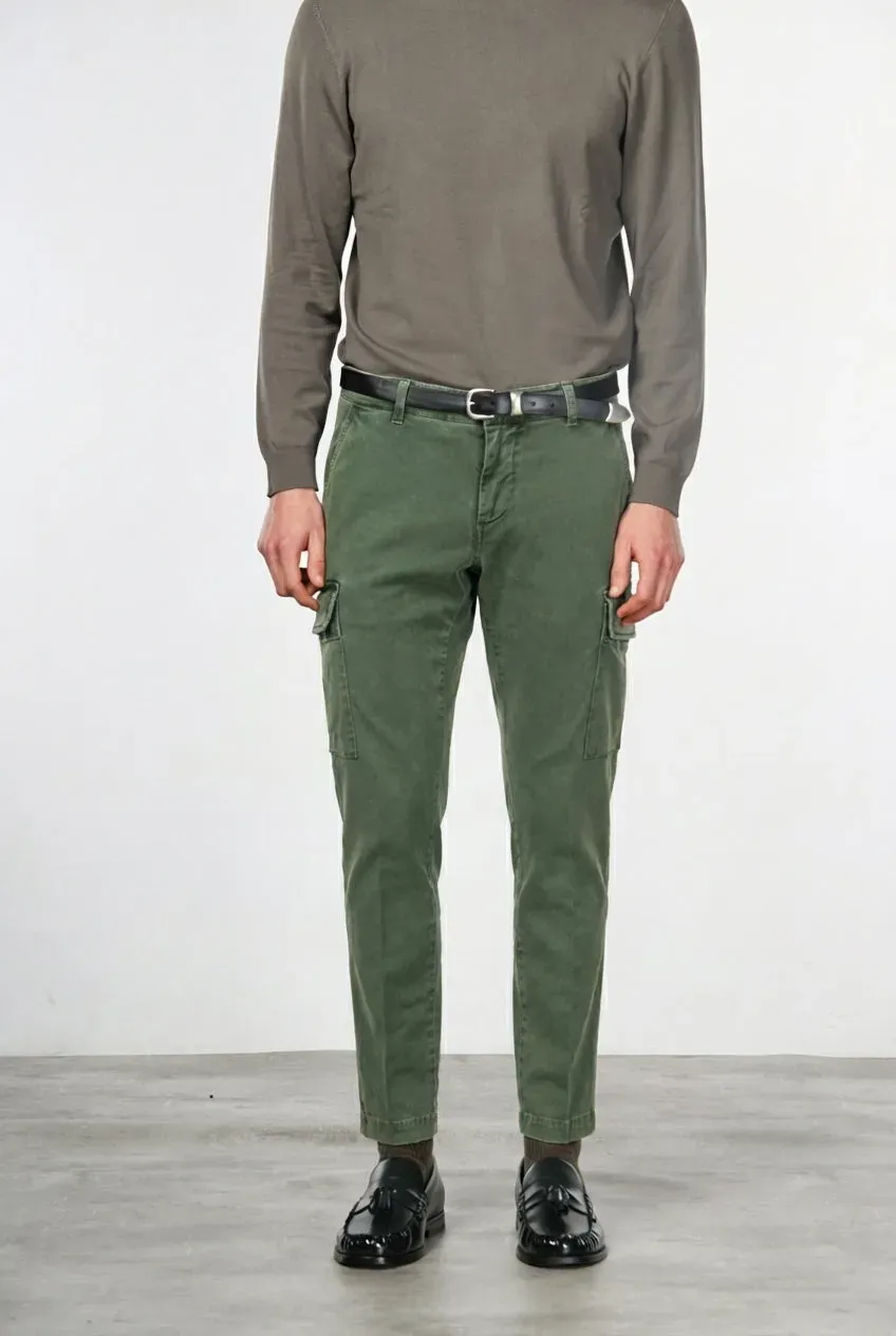 Mason's Chile cargo uomo verde bosco extra slim