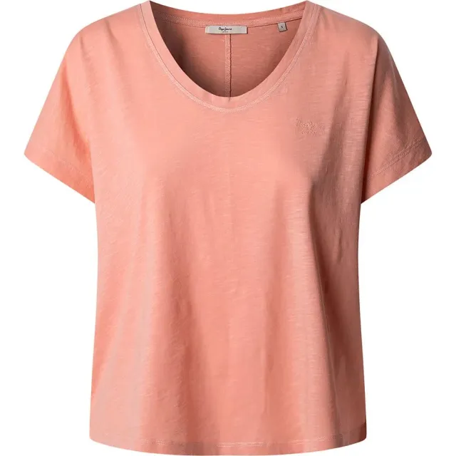Pepe Jeans Malena V-Neck t-shirt donna scollo a V ricamata