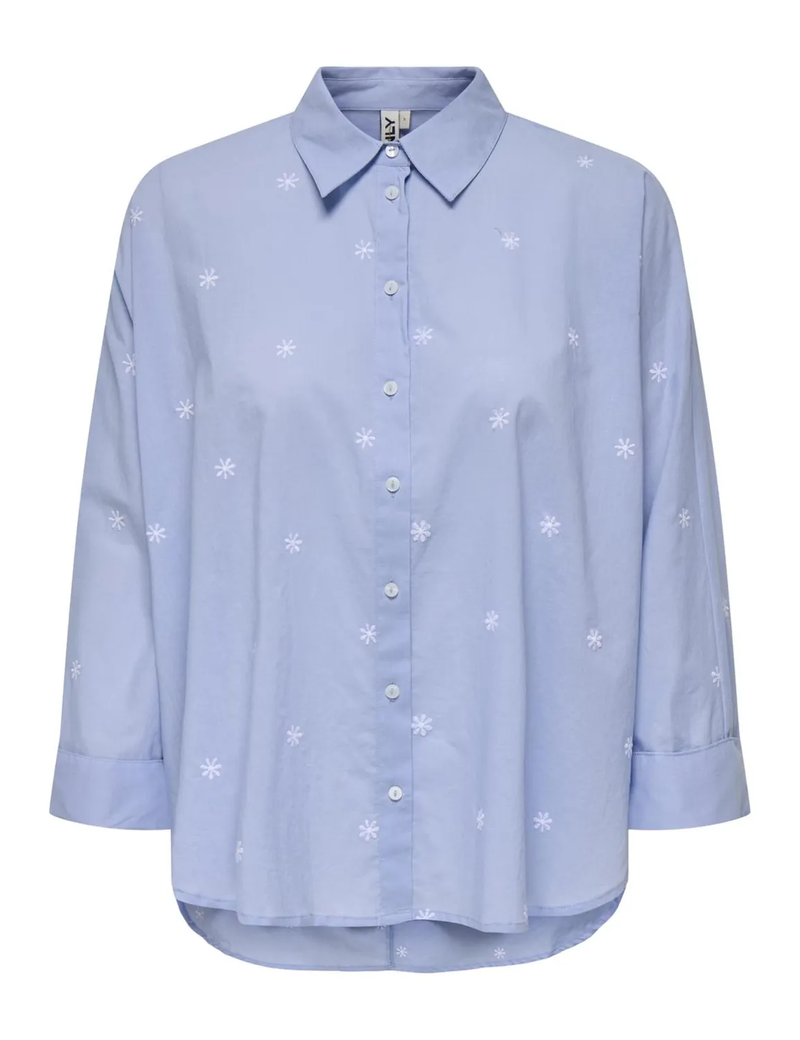 ONLY Onlnew Hemd camicia donna XS bianca cotone